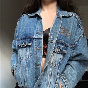 Embroidered Denim Jacket